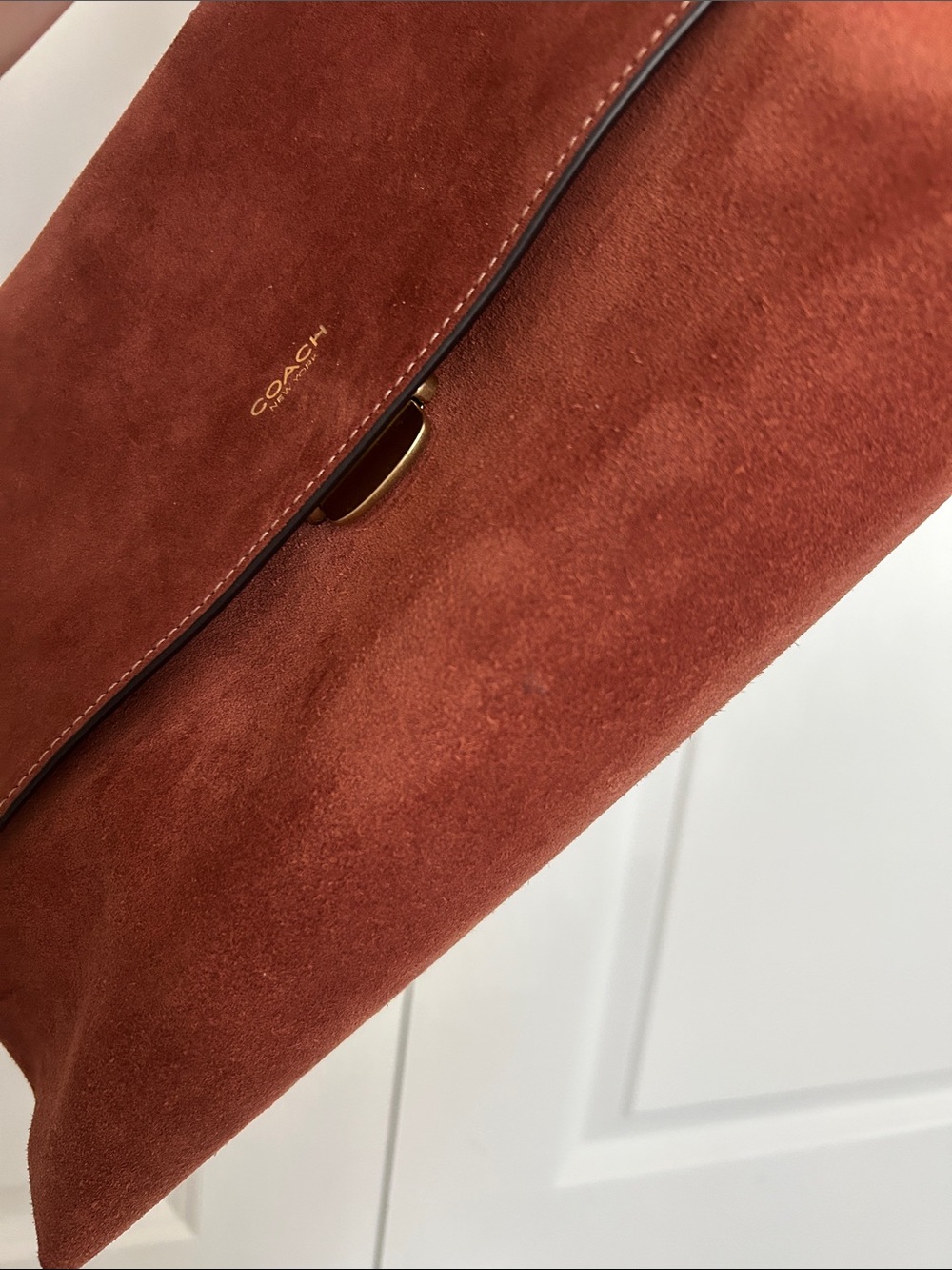 Coach chelsea 36 in suede clay / brass - Picture 7 of 12